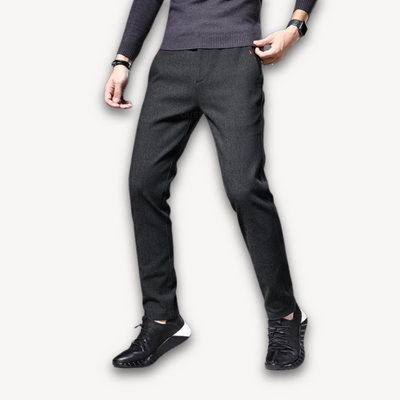 Aesthetics | Men’s Slim Fit Wool Blend Trousers – Casual Business Style
