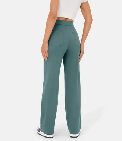 High-Waisted Wide-Leg Pants for Women – Relaxed & Chic With Buttons