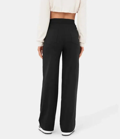High-Waisted Wide-Leg Pants for Women – Relaxed & Chic With Buttons