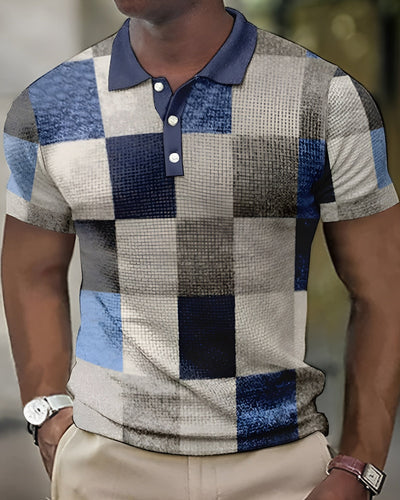 Levi Classic Plaid Men's Polo
