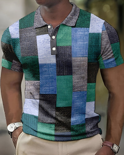 Levi Classic Plaid Men's Polo