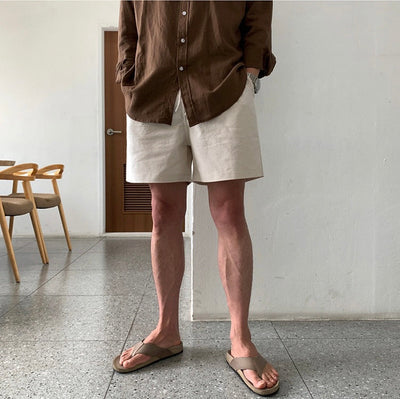 Linen Drawstring Shorts for Men – Light, Airy & Comfortable Fit