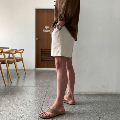 Linen Drawstring Shorts for Men – Light, Airy & Comfortable Fit