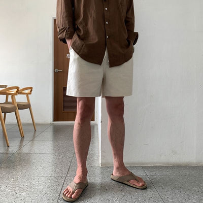 Linen Drawstring Shorts for Men – Light, Airy & Comfortable Fit