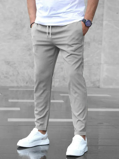 Men’s Stretch Comfort Trousers – Slim Fit, Soft Touch Fabric