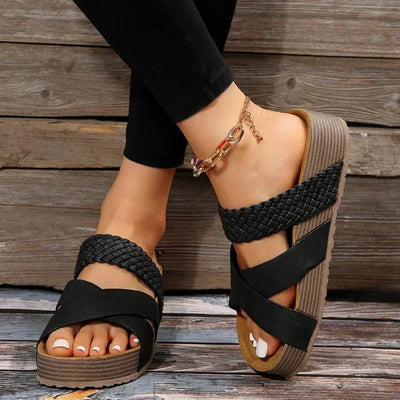 Orthopedic Summer Sandals for Women – Open Toe & Arch Support