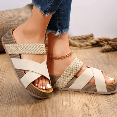 Orthopedic Summer Sandals for Women – Open Toe & Arch Support