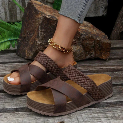 Orthopedic Summer Sandals for Women – Open Toe & Arch Support