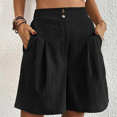 Tailored High-Waist Shorts for Women – Chic & Versatile