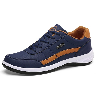 Renzo Orthopedic Leather Sneakers for Men – Supportive Comfort Shoes for Everyday Wear